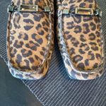 Stuart Weitzman  Animal Print Loafers with Buckle woman’s sz 6.5 Photo 8