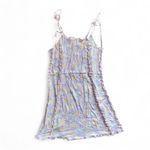 Love Shack Fancy Floral Fletcher Mini Dress Misty Lilac Size M Photo 2