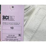 Wild Fable New  White Jeans Highest Waist Straight Size 10 Distressed Photo 4