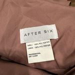 After Six  OFF-THE-SHOULDER CHIFFON TRUMPET GOWN DESERT ROSE size 4 style 1517 Photo 4