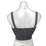 MNG Black Wool Blend Sweetheart Sleeveless Sweater Crop Tank Top Size S Photo 1