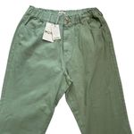 Show Me Your Mumu Womans Green Denim Mom Jeans Size 40 u High Rise Cropped Photo 1