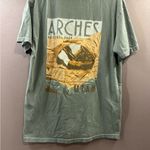 Comfort Colors Arches nat’l park Heavyweight Cotton Tee green lg travel America Photo 0