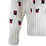 ZARA Ecru Wool Blend Floral Crocheted Sweater size Small NWOT Photo 5