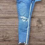 Garage  DENIM Distressed High Rise Mom Jeans Raw Hem Straight Leg 9/29 Photo 5