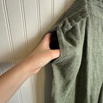 Ella Moss  linen blend green wide leg pants elastic waist size 3X A1 Photo 7