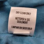 Petite Sophisticate Womens Blazer 2 Blue Velour Jacket Cropped Stretch Pockets Photo 3