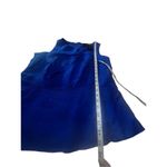 Ashley Stewart  embroidered sleeveless blouse Royal Sz 12 NWT Photo 5