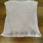Madewell Tilney Ribbed Sweater Tank Iced Lilac Purple Size Medium Stretchy Knit Photo 8