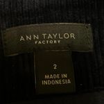 Ann Taylor  Women's Blue Corduroy Velvet Knee Length Straight Pencil Skirt Size 2 Photo 3