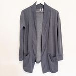 Zella  Love Open Front Mid Length Cardigan in Dark Gray Loungewear Casual Size XS Photo 1