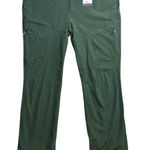 Eddie Bauer NWT 16 Tall Flexion Lined Pant Green Active Winter Utility Outdoor Photo 0