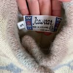 Vintage Icewear Wool Coat Pastel Aztec Southwestern Made in Iceland size small Tan Photo 3