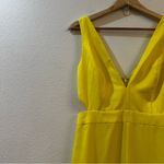 NBD  Women's Greta Gown Cut Out Maxi Dress in Yeillow Size Small NWT Photo 3