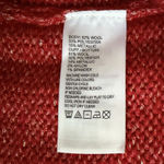 Tommy Bahama NWT  Shimmer Balloon Sleeve Tango Red Wool Blend Sweater Photo 6