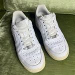 Nike  Air Force 1 Low White Leather Sneakers Womens Size 8 Photo 1