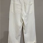 Halara  High Waisted Pockets Rolled Hem Wide Leg Washed Jeans Photo 4