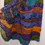 Solitaire Vintage Whimsical Boho Patterned Wrap Skirt Photo 2