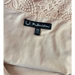 For Love & Lemons  Luna Pale Blush Floral Lace Scallop Hem Mini Skirt Size XS 0-2 Photo 6