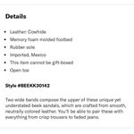 Beek Courser Slides Honey Tan Leather 9 Photo 4