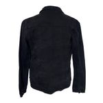 JustFab Black Denim Jean Jacket Size Small Photo 4