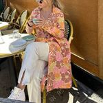 Show Me Your Mumu  Nancy Trench Coat Retro Garden‎ Size XS Photo 2