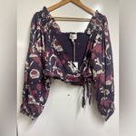 Cleobella NEW NWT  Valencia Wrap Cotton Long Sleeve Top size large women’s boho Photo 3