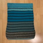 Loft NWOT  Space Dye Turquoise Sweater Pencil Skirt w/ Pockets M Photo 1