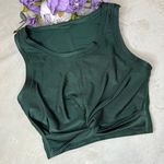 Aerie Offline Green Shine Knotted Crop Top Photo 0