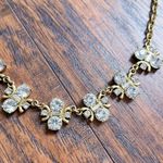 J.Crew  • gold statement necklace crystal rhinestone bee chunky sparkly preppy Photo 2