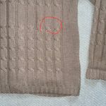 Pendleton Vintage Light Brown Sand Wool Men’s Cable Knit Cardigan Sweater Sz L Photo 5