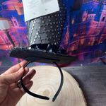 Halloween Black Sequin Hat Headband Flower Photo 1