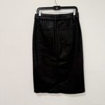 Paige  Meadow Coated Utility Button Front Midi Skirt in Black Fog 27 Photo 6