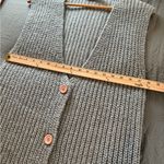 CRAZY HORSE  Vintage Angora Blend Chunky Knit Sweater Vest. Possible Medium. Photo 5