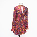 Farm Rio  |  Fruit Dream Long Sleeve Pleated Tiered Dress Photo 10