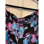 Pioneer Woman purple and blue‎ floral tiered peasant skirt NEW XXXL Black Size undefined Photo 3