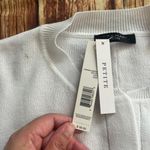 Tahari Petite Women 3/4 Sleeves Ivory Open Cropped Fashion Cardigan Size PL Photo 8