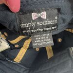 Simply Southern  Gold Glitter Embroidered Bow Logo Hat Cap Snapback Trucker Mesh Photo 11
