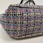 Coach Gallery Multicolored Herringbone Tweed Tote Bag Photo 7