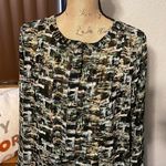 Vera Wang Semi-sheer SimplyVera button down shirt. EUC. Photo 1