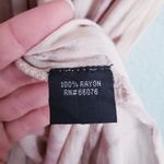 Anthropologie  Boho Me Pink and Cream Tie Dye Off Shoulder Maxi Dress Photo 8