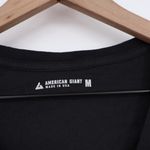 American Giant Classic V Neck T Shirt Black Made in USA Size M Size M Photo 2