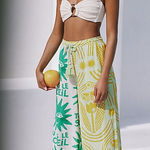 Anthropologie ANTHRO | Anisa Makhoul Wide‎ Leg Printed Pants Photo 0