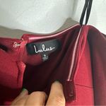 Lulus  dress Small Berry‎ Red Wine Body Con Long Sleeve Off Shoulder Mini CP Photo 3