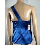 Ann Taylor  Silk Tie One Shoulder Shelf Bra Top Blouse Camisole Women 2P Blue Photo 2