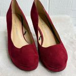Chinese Laundry  Red Suede Heels Photo 1