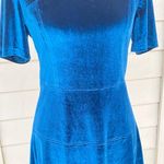 FATE. BY LFD BLUE VELVET LIKE DRESS M Photo 1