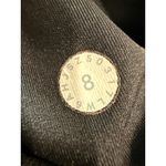 Lululemon ‎ Black High Rise Crop Leggings Yoga Running Workout Pants Size 8 Photo 2