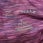 Z by Zobha Purple Pink Leggings Full Length Zip Pockets Size L (12 Photo 3