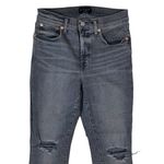 Lucky Brand  Bridgette High Rise Skinny Jeans Gray Distressed Size 8 29 Photo 1